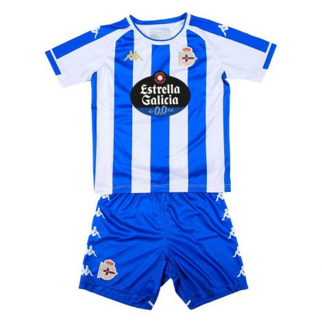 Camiseta Deportivo Coruna 1ª Kit Niño 2021 2022